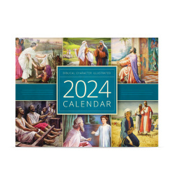 Biblical Character Illustrated 2024 Calendar