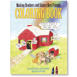 Making Brothers and Sisters Best Friends - Coloring Book