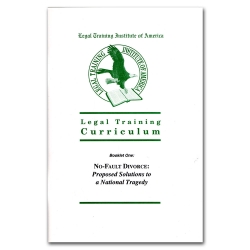 Journal of Legal Studies 1 - No Fault Divorce Proposed