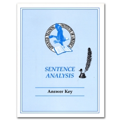 Sentence Analysis Answer Key