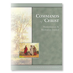 Commands of Christ Memorization and Meditation Journal