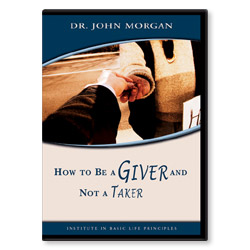 How to Be a Giver and Not a Taker (DVD)