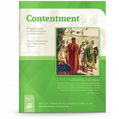 Biblical Character Illustrated Curriculum: Contentment
