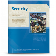 Biblical Character Illustrated Curriculum: Security