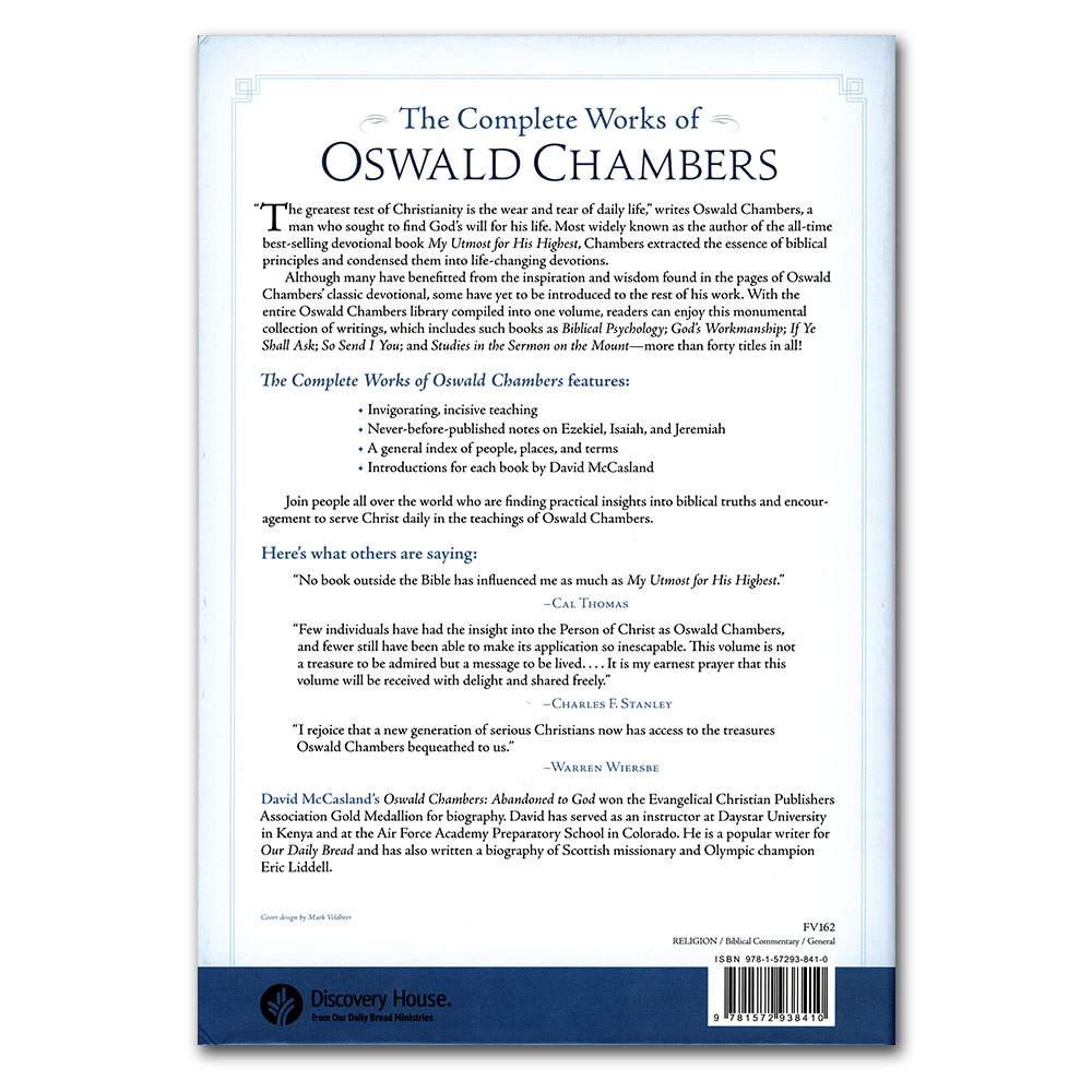 complete works of oswald chambers